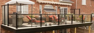 Aluminum Railing for article Continuous handrail design