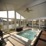 Cathedral Sunroom with Swim Spa