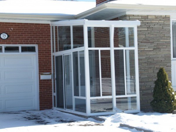 Porch Enclosure Grand Vista with Glass Roof Outview