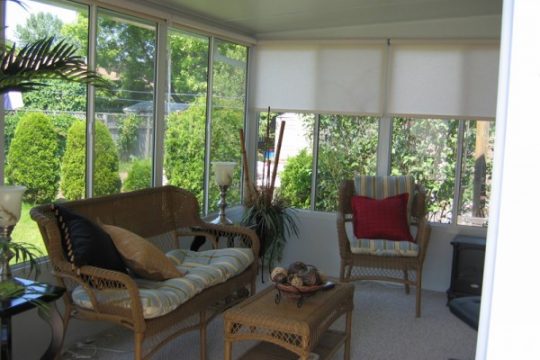 Grand Vista Sunroom Inside View