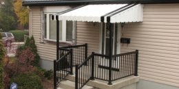 Aluminum Awning on Front Porch