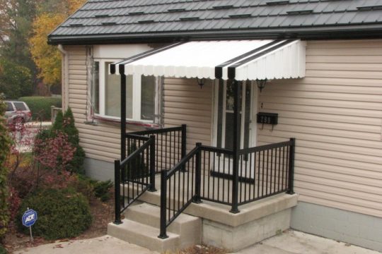 Aluminum Awning on Front Porch