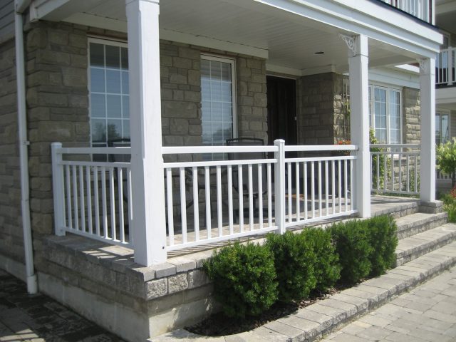 Aluminum Railing Outdoor Deck Railing Aluminum Glass Railing Toronto Craft Bilt