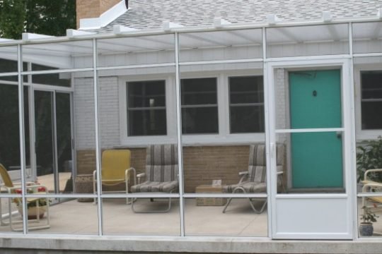 Screen Room with clear roof 2