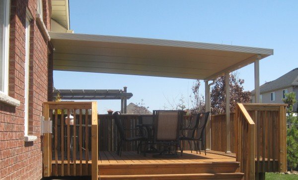 Wood Deck Patio Cover