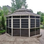 Gazebo With 4 Track Windows